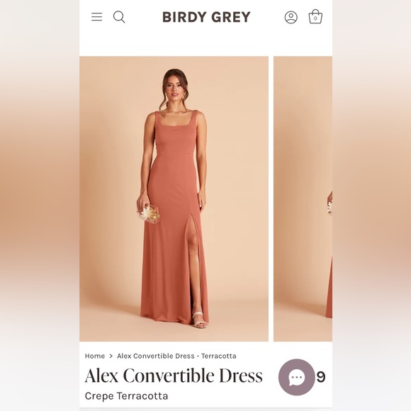 Birdy Grey Alex Convertible Dress in Terracotta (size L) - Picture 5 of 9